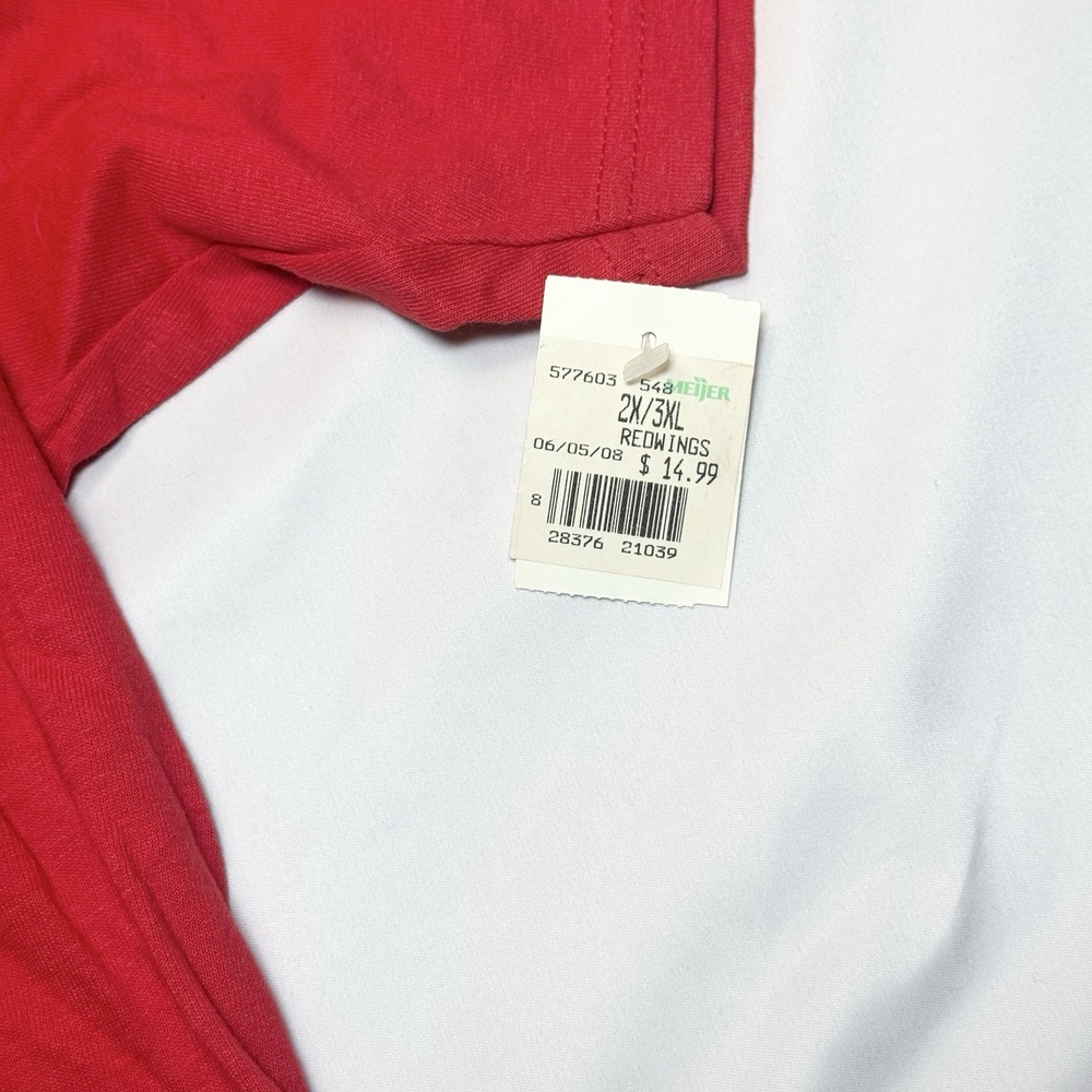 Y2K / Vintage 2008 Detroit Red Wings Stanley Cup Champions T-Shirt Hockey Sz 2XL - Picture 4 of 7